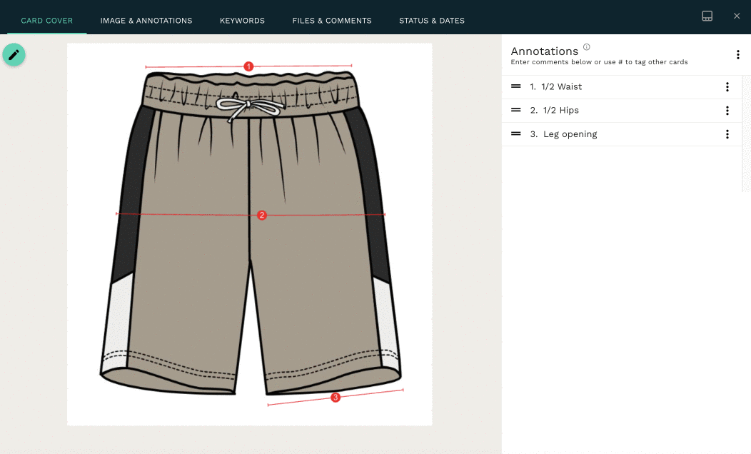 Measurement Spec Sheet